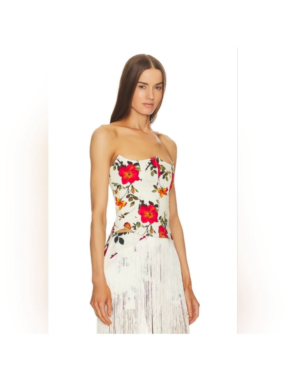 MIRAE X REVOLVE WEST CORSET IN ROSE BRANCH size 44 great condition like new